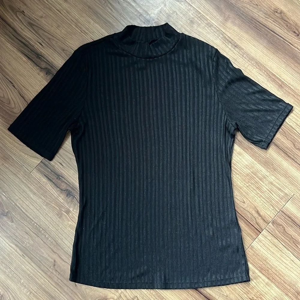 Semi Sheer H&M  Ribbed Top